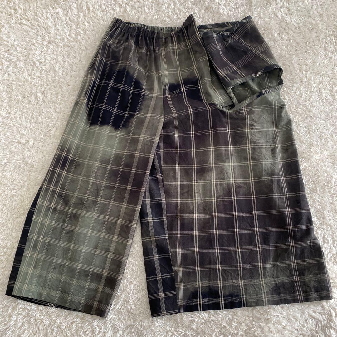 ○コムデギャルソン　変形　ワイドパンツ　ムラ染め　ad1991