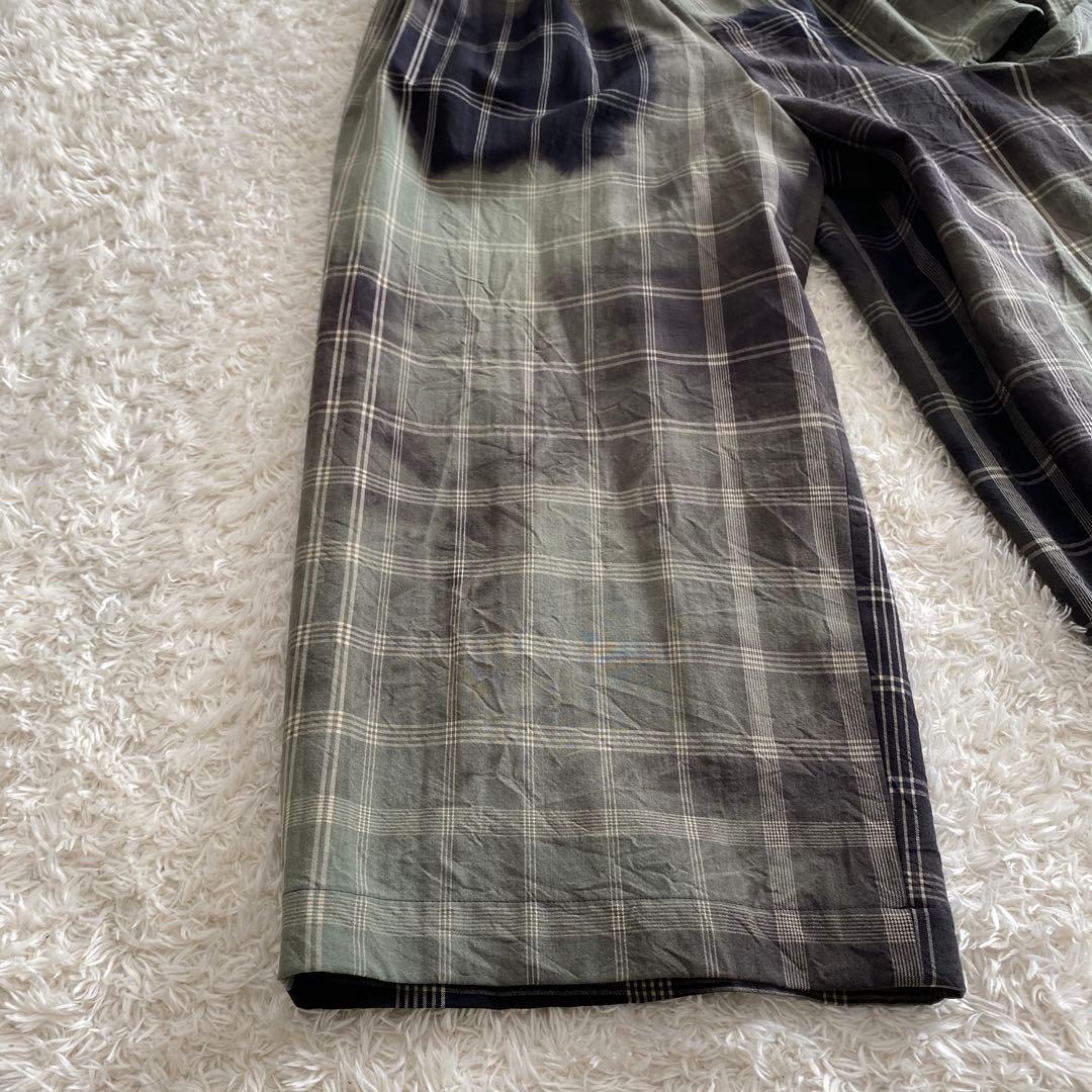 ○コムデギャルソン　変形　ワイドパンツ　ムラ染め　ad1991