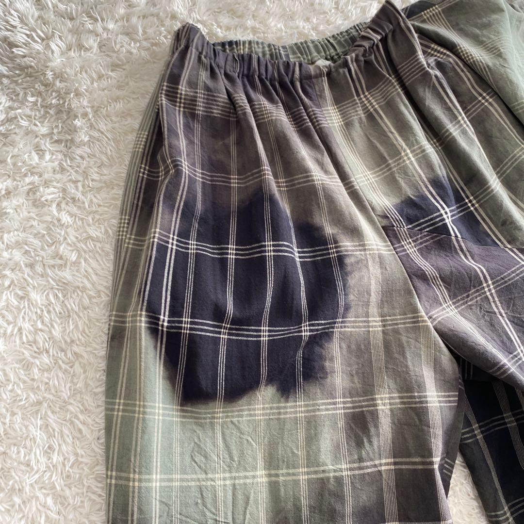 ○コムデギャルソン　変形　ワイドパンツ　ムラ染め　ad1991