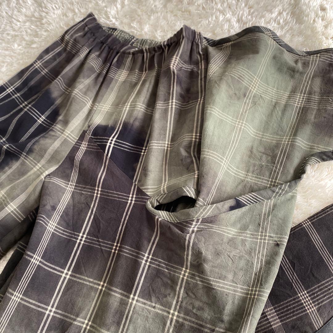 ○コムデギャルソン　変形　ワイドパンツ　ムラ染め　ad1991