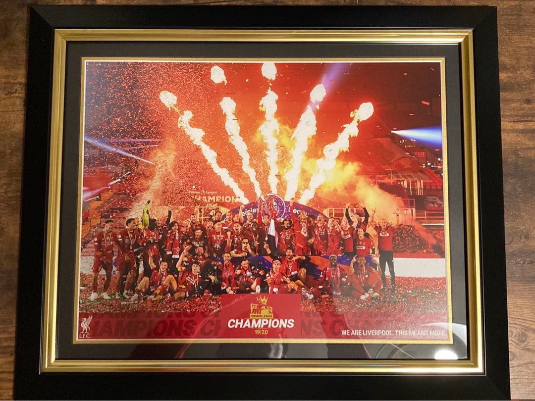 Liverpool 19/20プレミアリーグ優勝　フォトフレーム