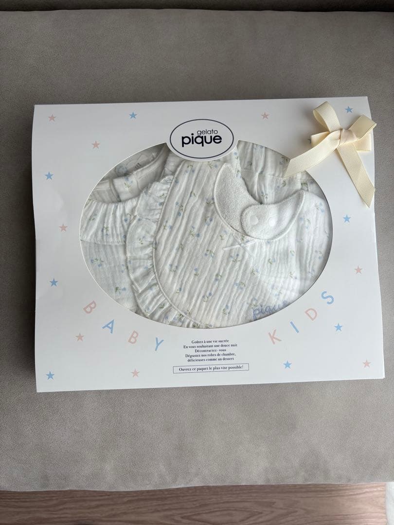 【新品未使用】¥15,000相当 ジェラートピケ リトルフラワー柄 ギフトBOX