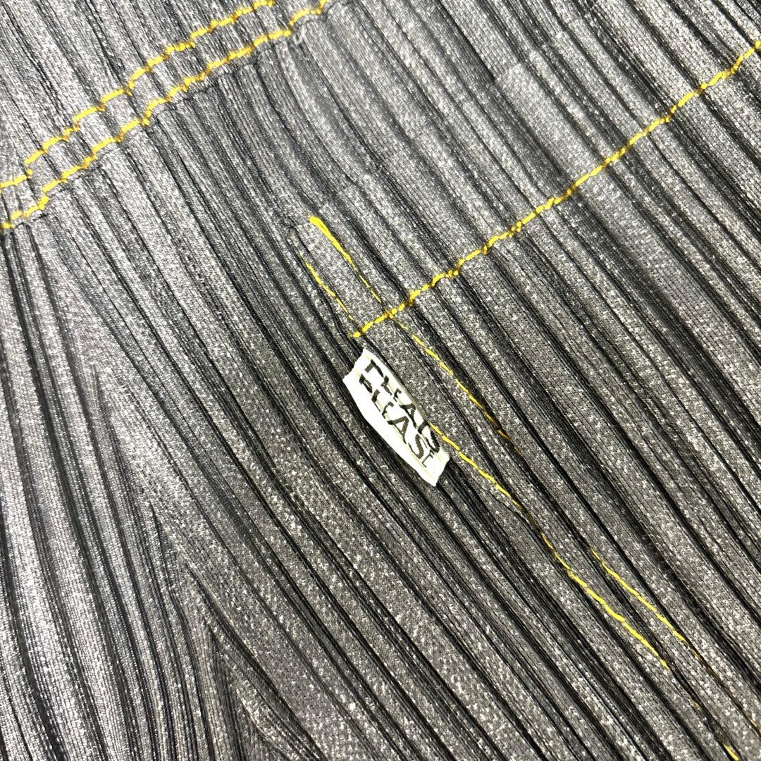 【美品】PLEATS PLEASE プリーツプリーズ デニム転写 ハーフパンツ