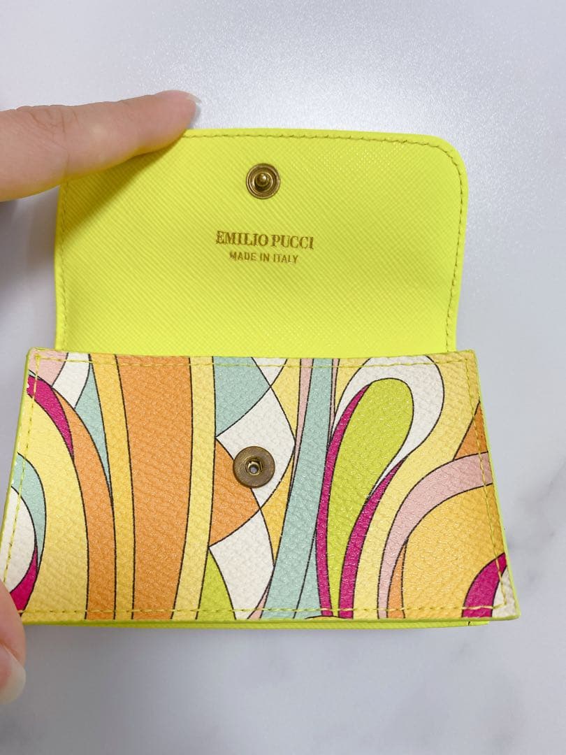 【未使用】EMILIO PUCCI 名刺入れ エミリオプッチ カードケース