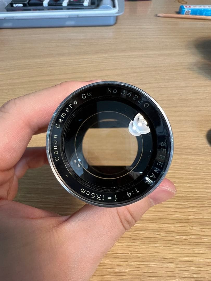 Canon 135mm F4レンズ+キャノン135mmファインダー