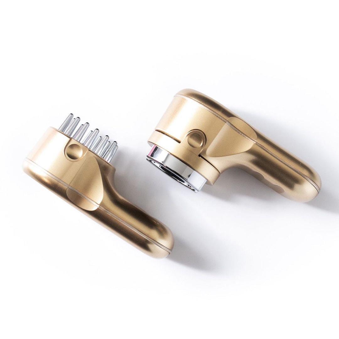 フェイス＆ヘアトリートメント機器TILLET（ティレット）（ゴールド_シート黒)