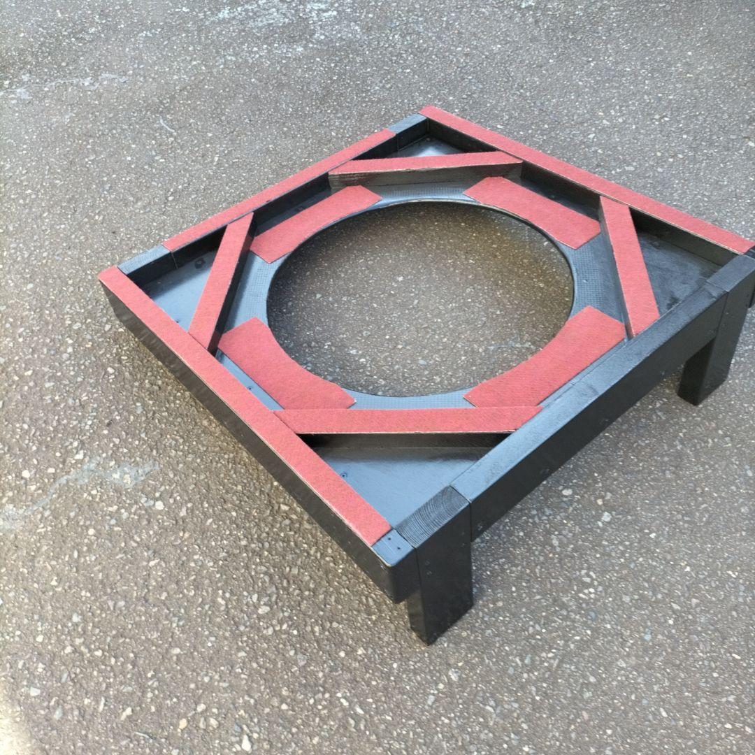 長胴太鼓　桶胴太鼓　平打ち　立奏台　中古品