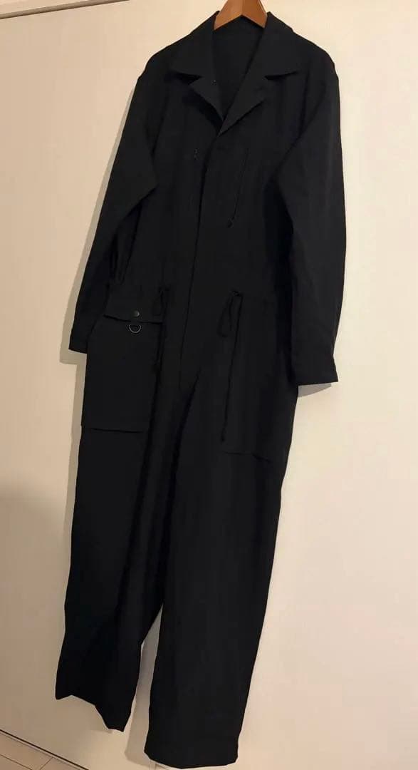 (美品)SYTE ブラック オーバーオール サイズ3 ヨウジヤマモト