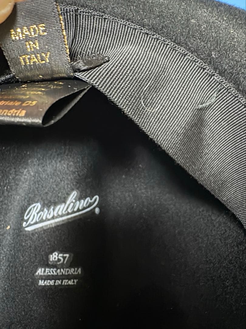 Borsalino　ボルサリーノ ラビット　フェルトハット　中折れ 57