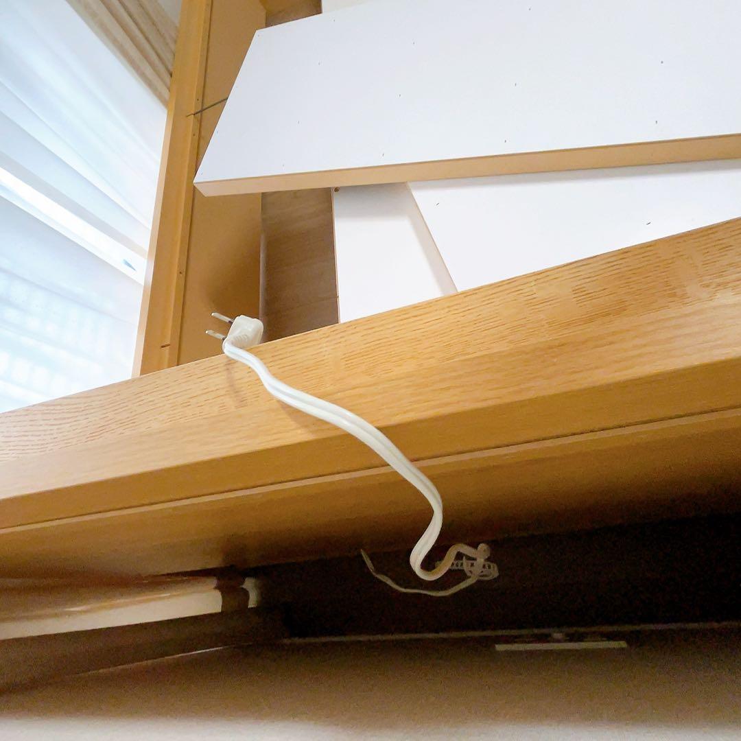 ゆです。ニトリ木製シングルベッド 引き出し収納付き　美品です！