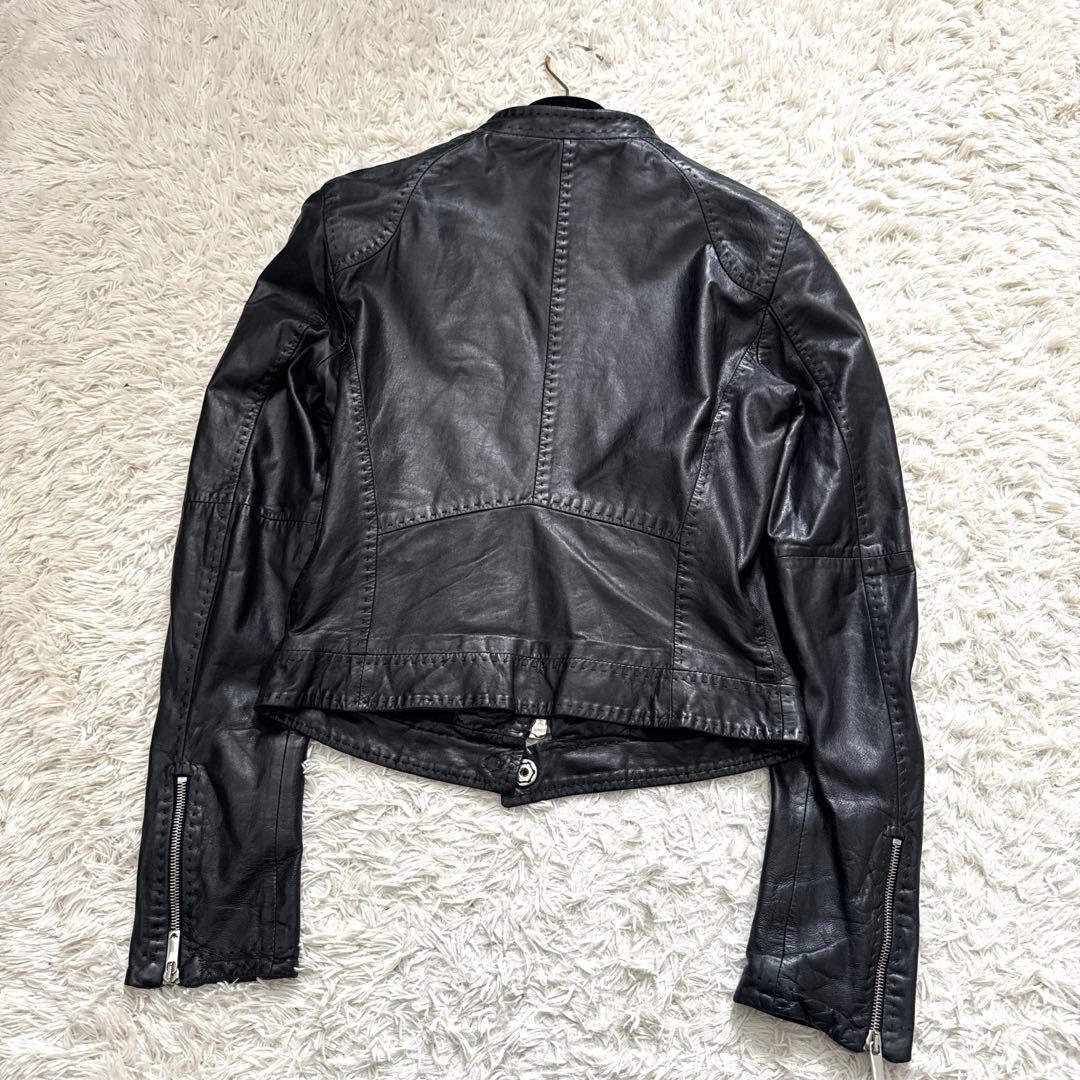 EMPORIO ARMANI エンポリオアルマーニ 本革 ライダースジャケット