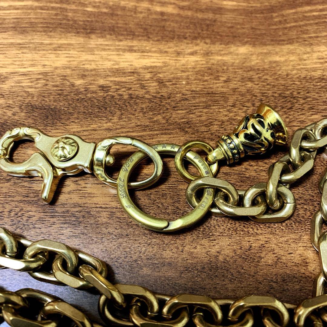 ウォレットチェーン　真鍮　ベルトフック　custom