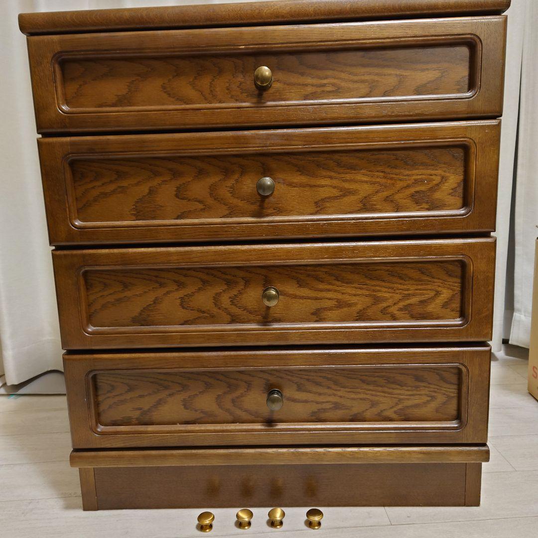 期間限定出品！　karimoku カリモク　チェスト　4段　無垢