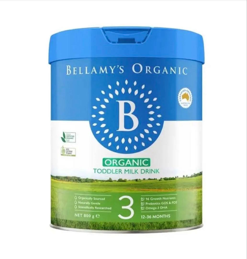 Bellamy’sベラミーズ・オーガニック牛の粉ミルク(12ヶ月〜)3缶