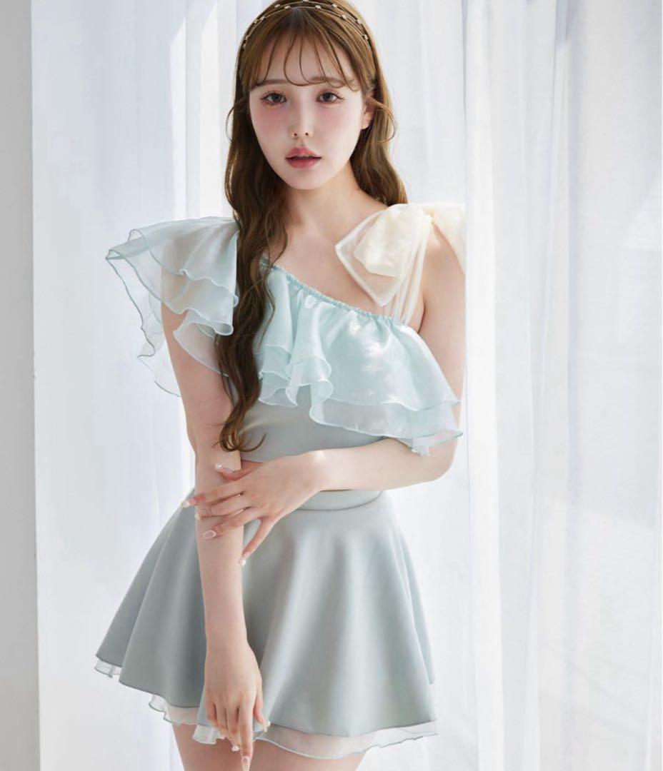 one after another NICE CLAUP 肩リボンワンショルダー