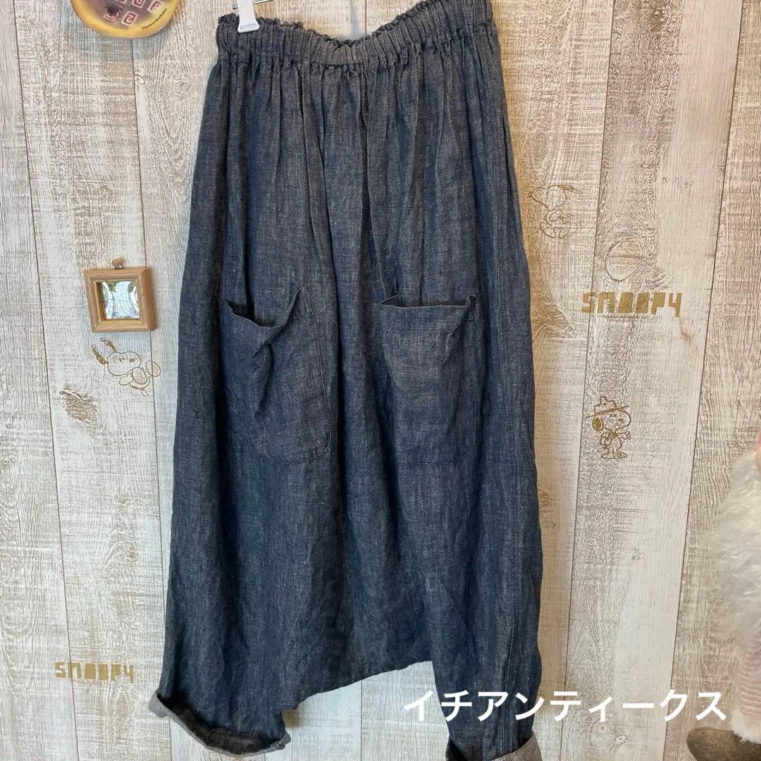 イチアンティークス　サルエルパンツ　ダンガリー