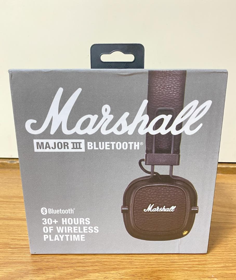Marshall Major III ワイヤレス ヘッドホン (BROWN)