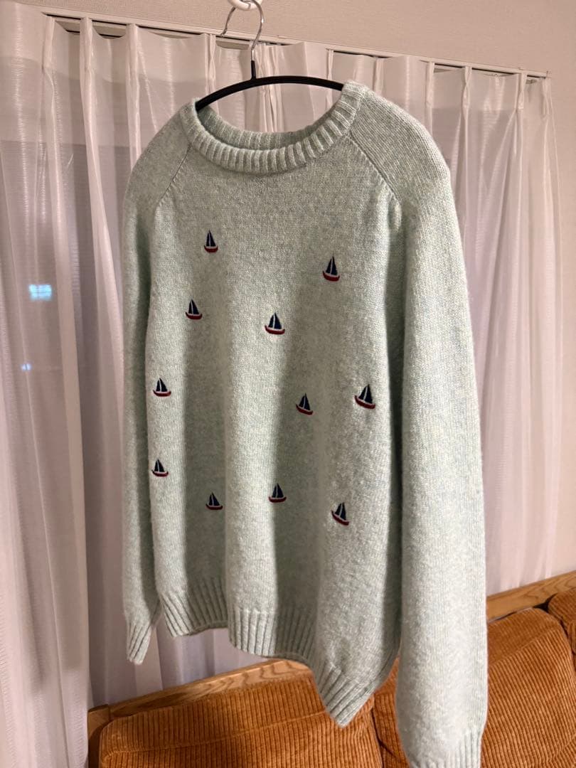 NOAH ミントグリーン セーター S