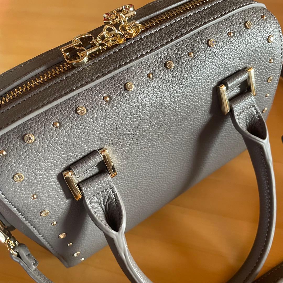 CELFORD セルフォードビジュースタッズ　ボストンバッグ　グレー　レディース