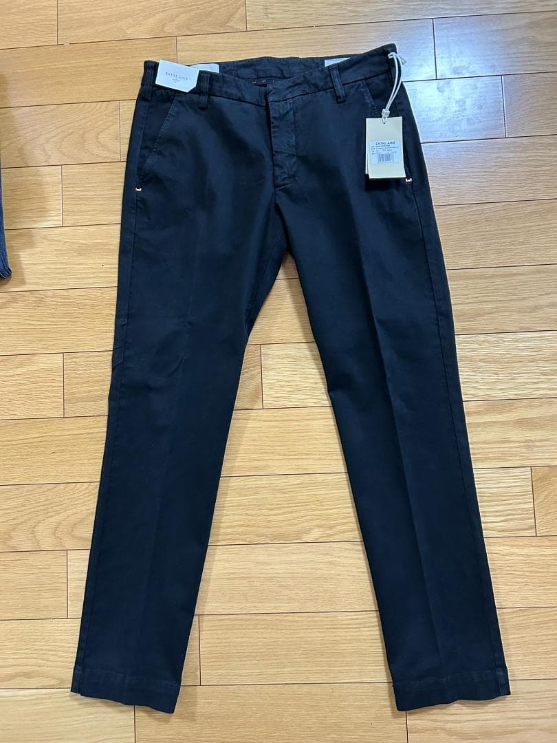 新品・未使用 アントレアミ entre amis アントレアミ チノパン 黒