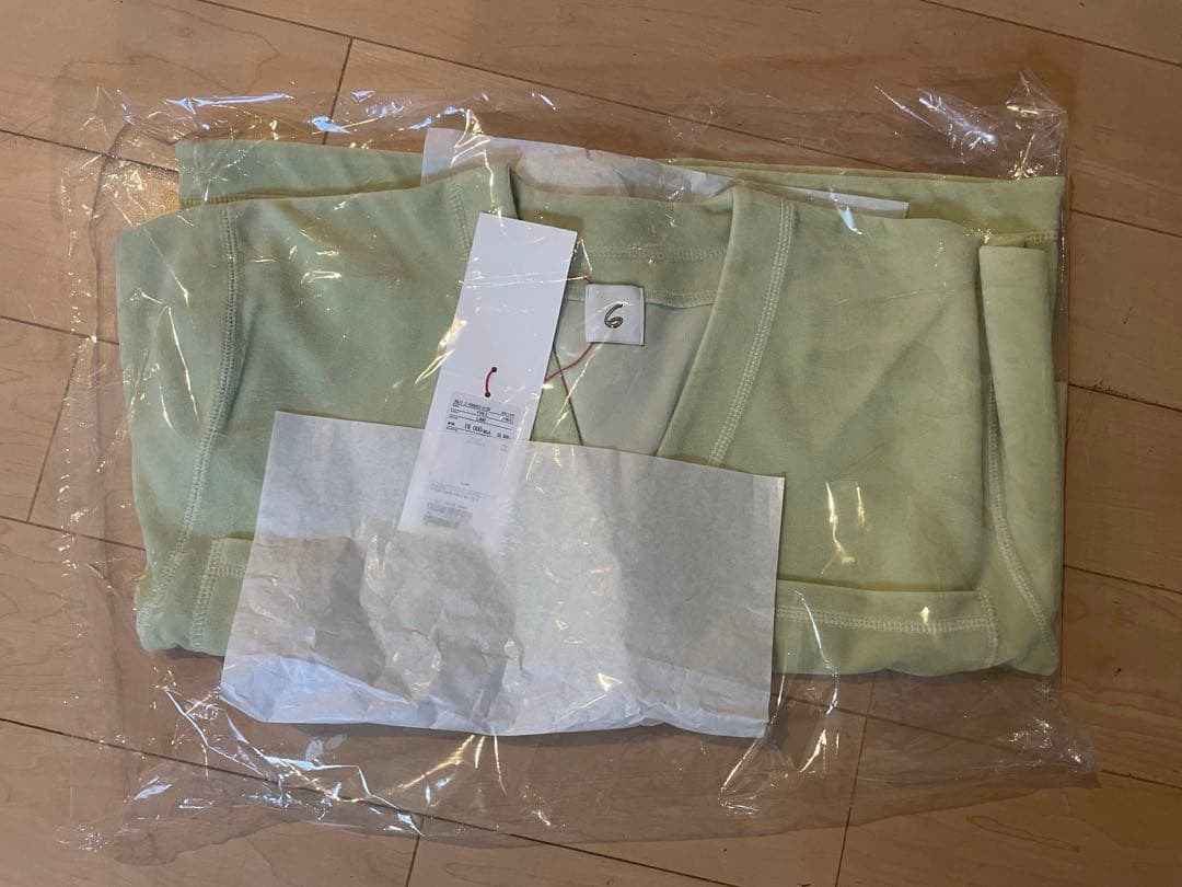 今期2026春夏<6（ROKU）＞ベロア カラー カーディガン