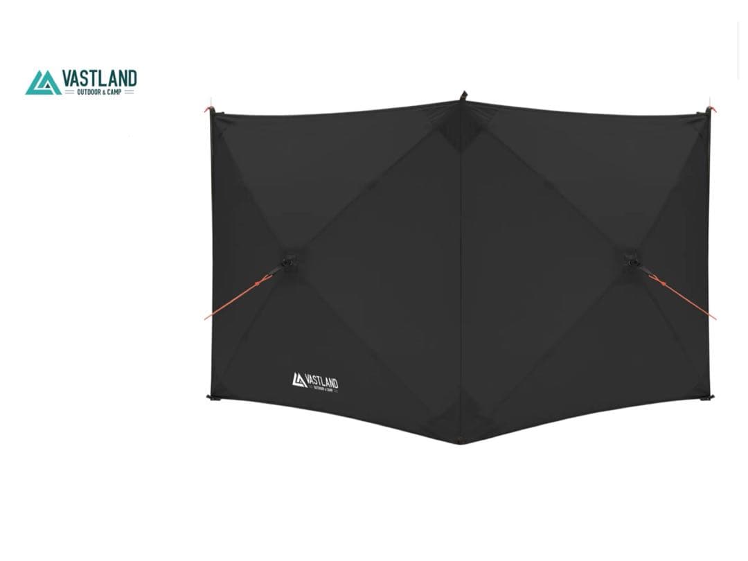 新品●VASTLAND●TCポップアップシールド●黒●ブラック