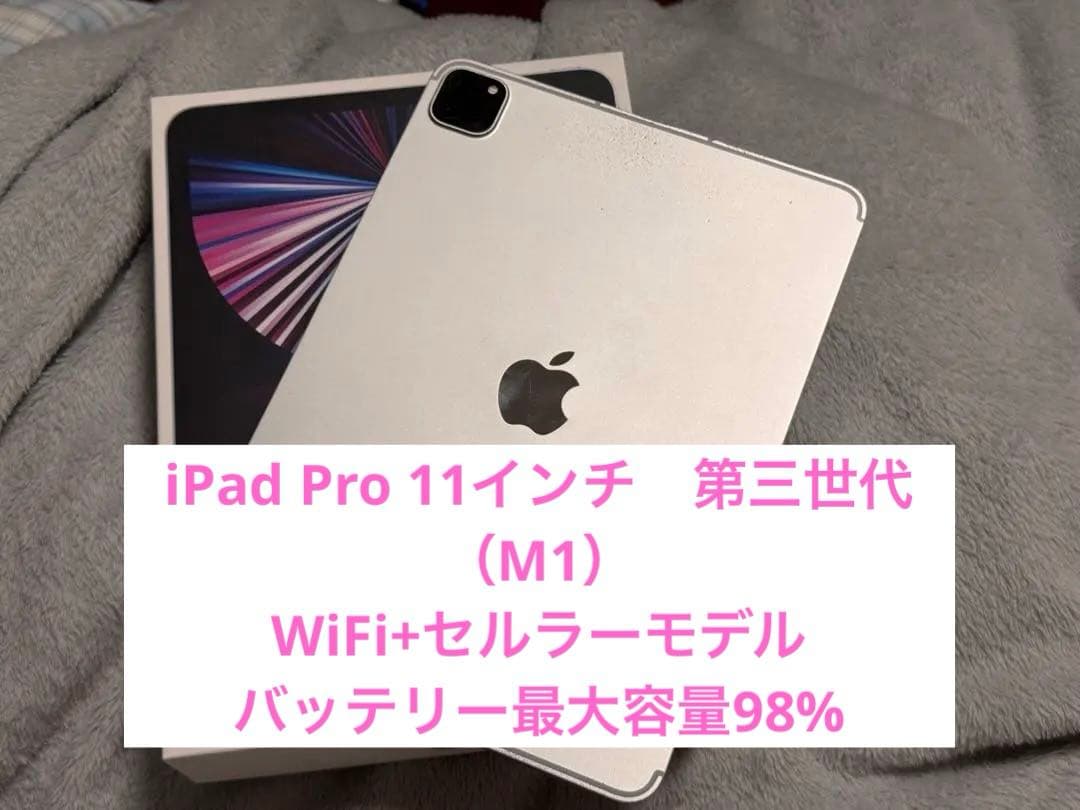 【ジャンク】iPad Pro 11インチ 第三世代 セルラーモデル