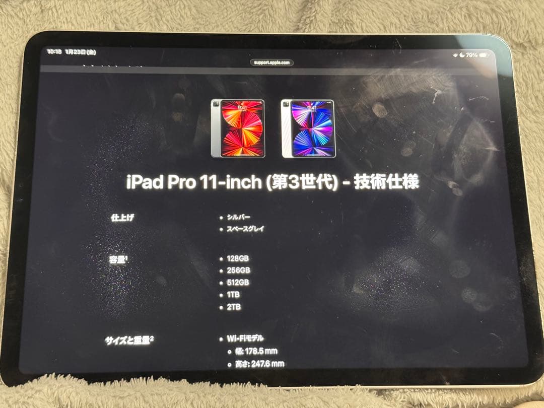 【ジャンク】iPad Pro 11インチ 第三世代 セルラーモデル