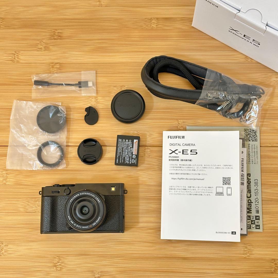 FUJIFILM X-E5 XF23mmレンズキット ブラック