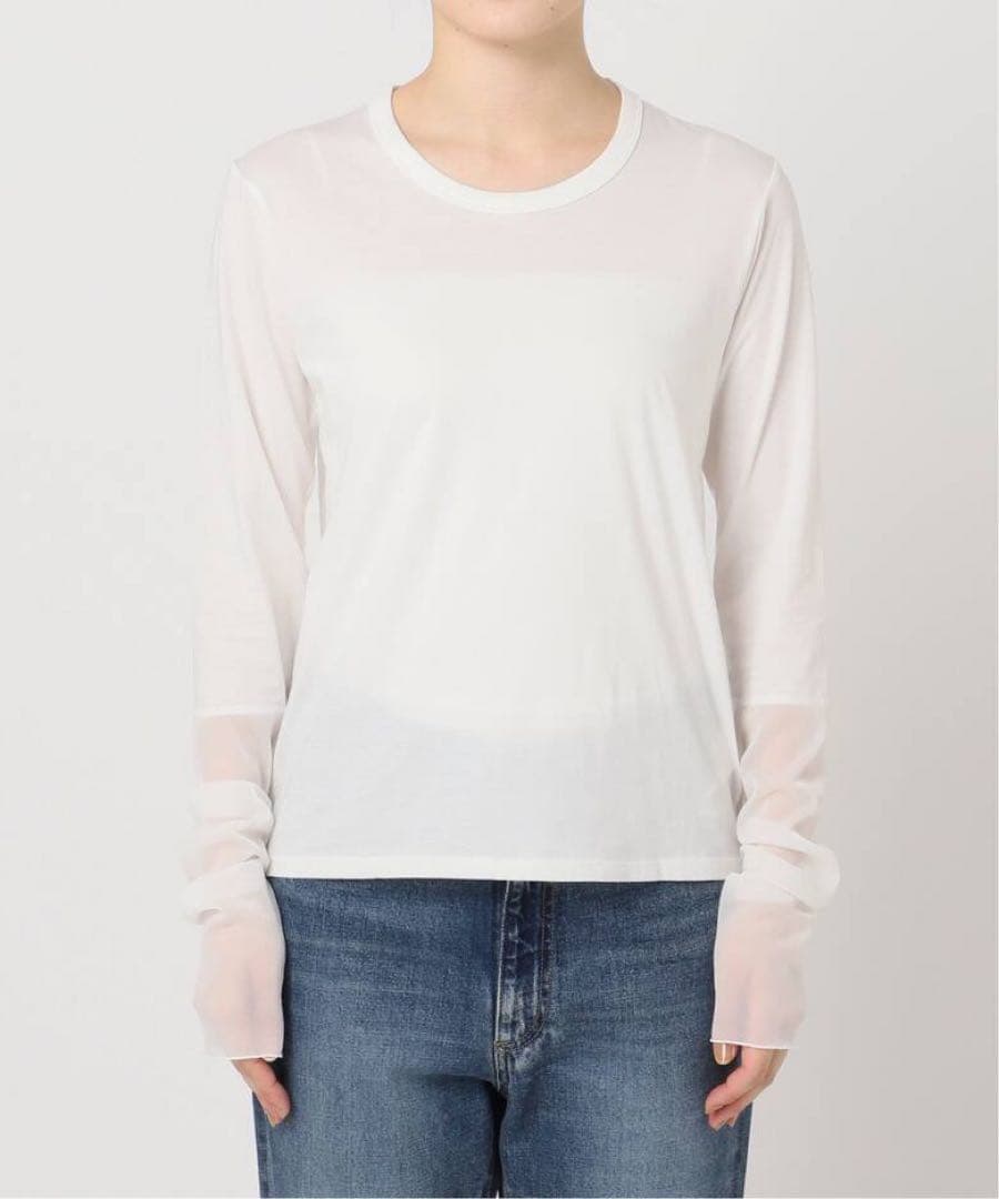 plage プラージュ R’IAM Sheer cuff プルオーバー リアム