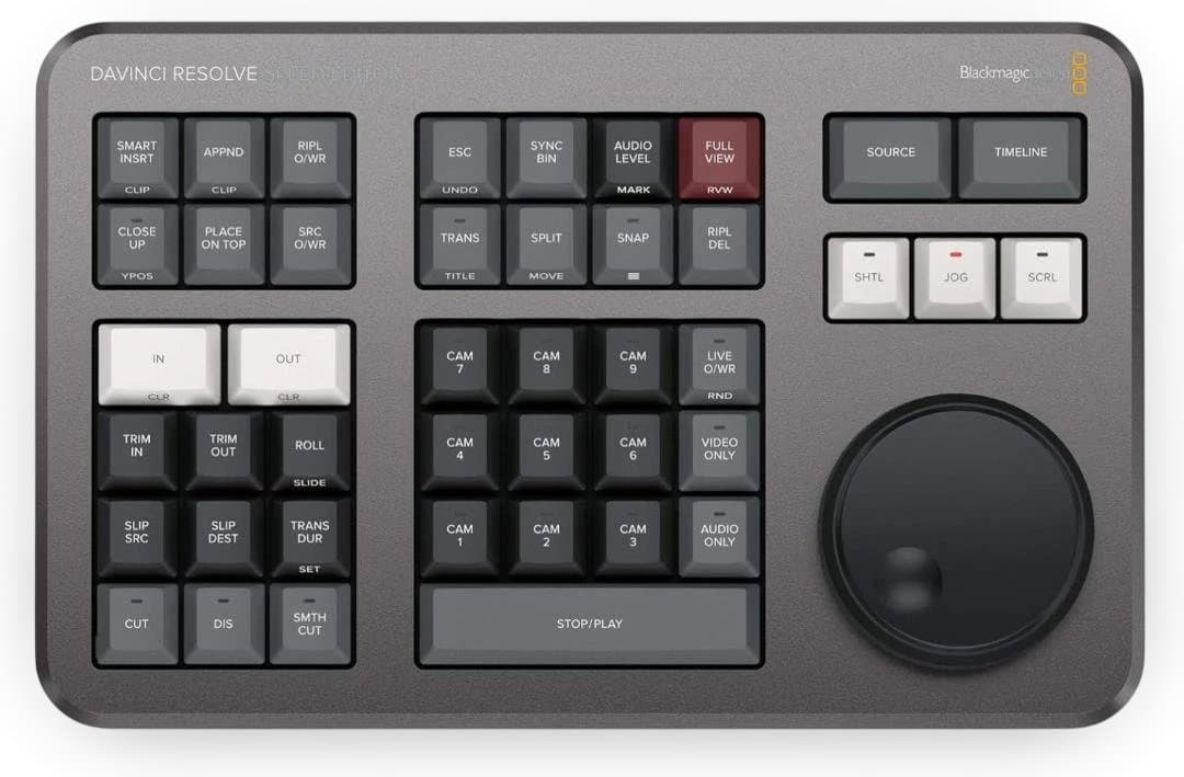 [新品]DaVinci Resolve スピードエディタキーボード