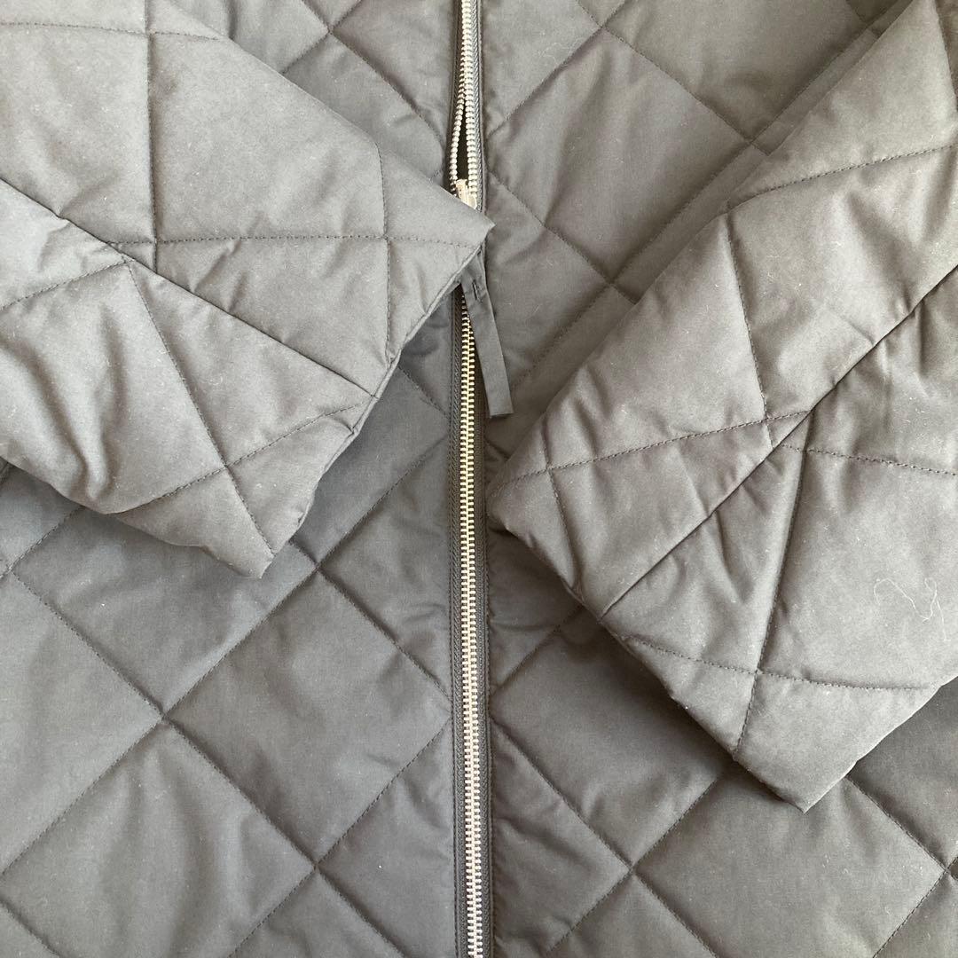 美品ステイトオブマインドリバーシブルキルティングコート　M 黒