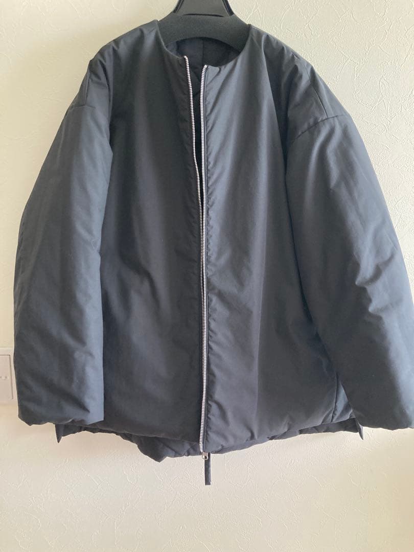 美品ステイトオブマインドリバーシブルキルティングコート　M 黒