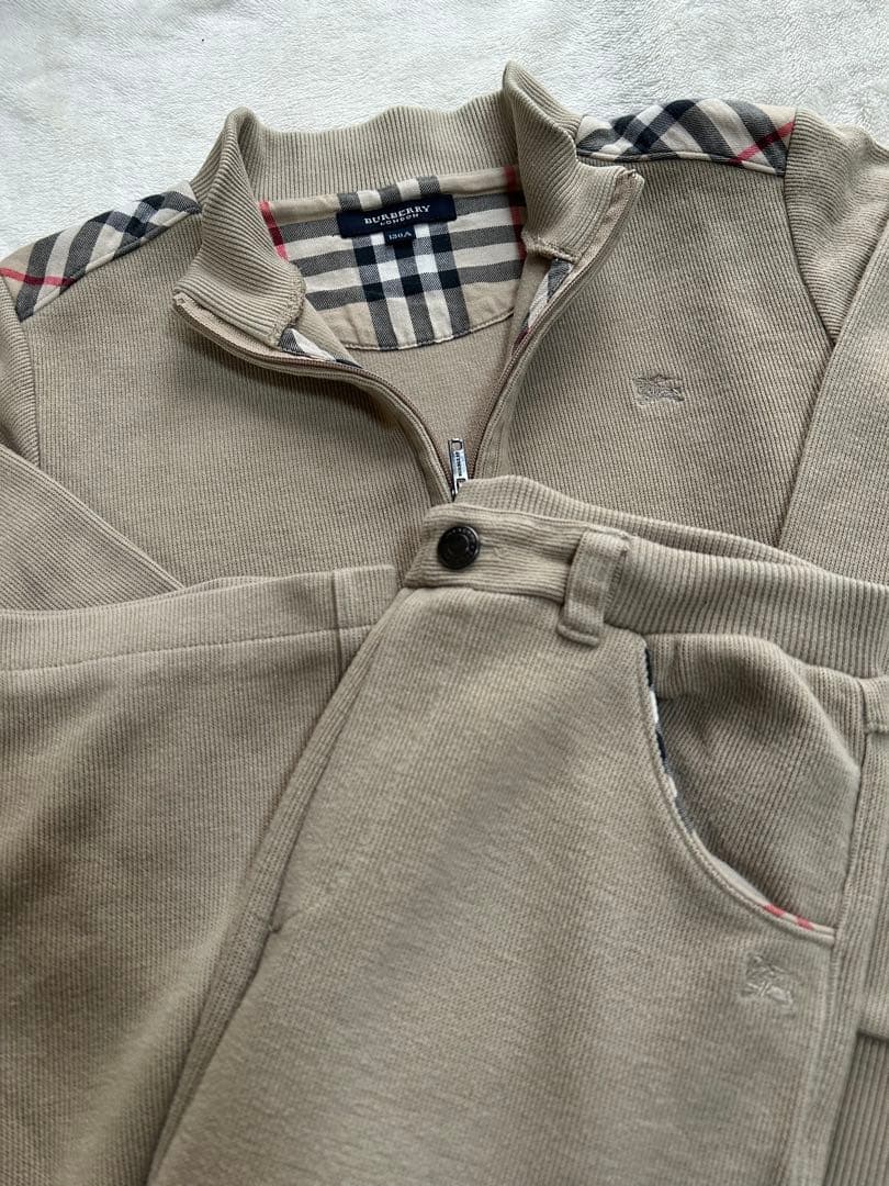 BURBERRY バーバリー　キッズ　ハーフジップ　パンツ セットアップ