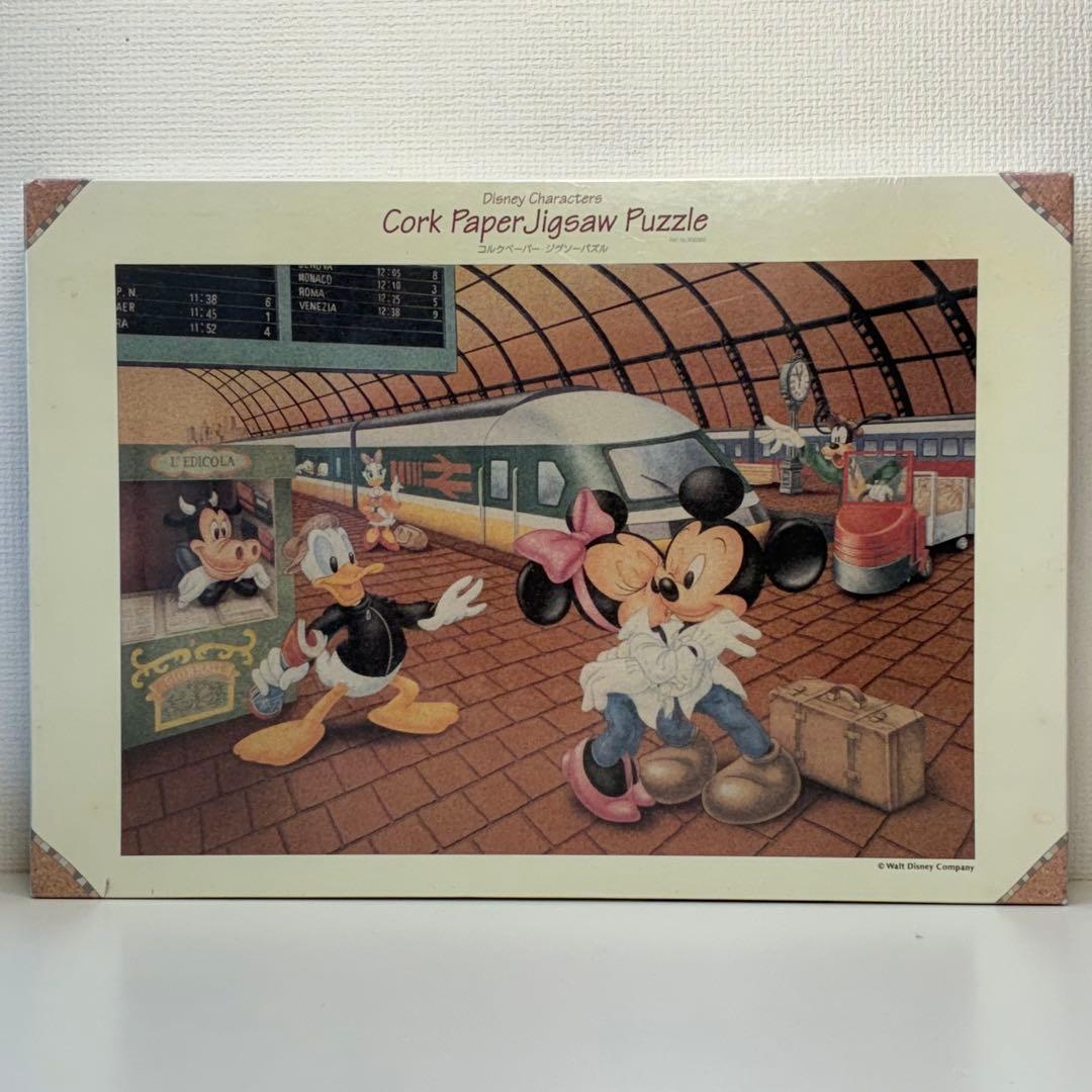 ディズニーキャラクターズ コルクペーパー・ジグソーパズル 恋のエクスプレス