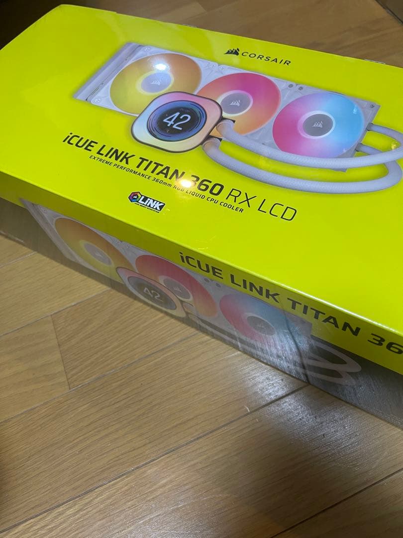 iCUE LINK TITAN 360 RX LCD RGB液体CPUクーラー