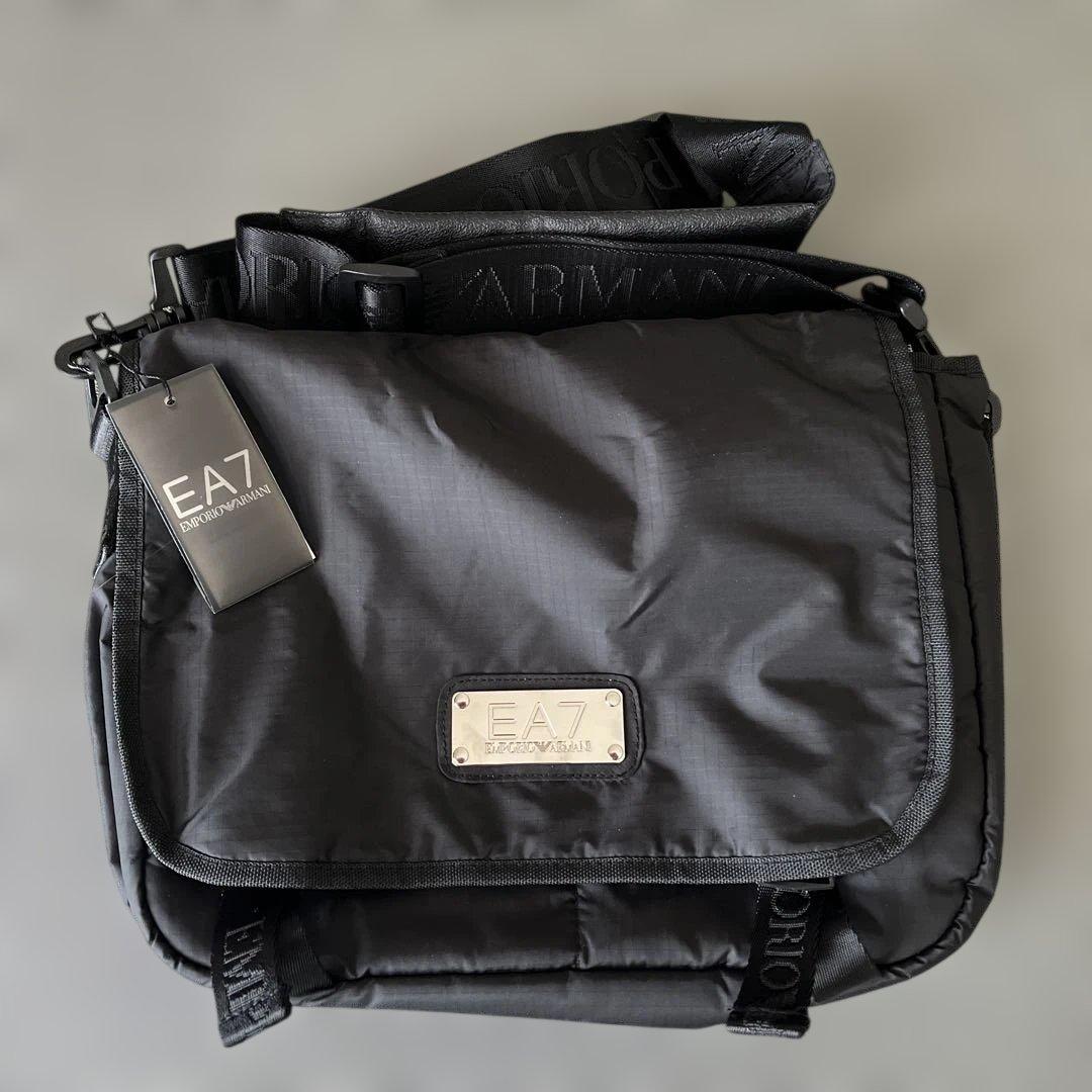 エンポリオアルマーニ EA7 ショルダーバッグ メッセンジャー ブラック　A4
