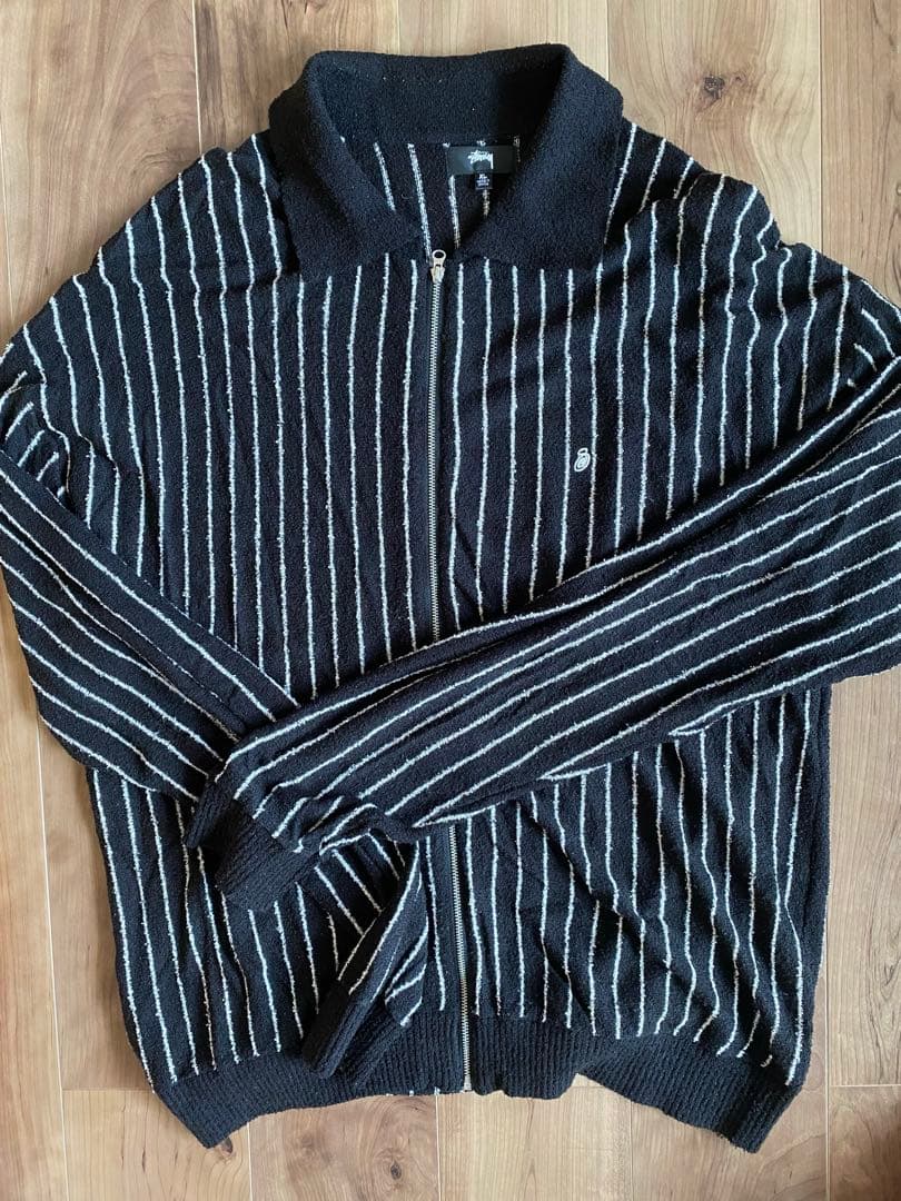 【値下げ】Stussy light weight ls zip polo