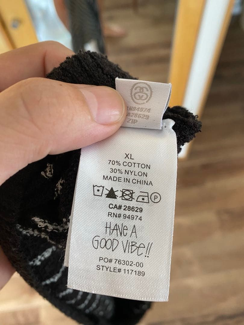 【値下げ】Stussy light weight ls zip polo