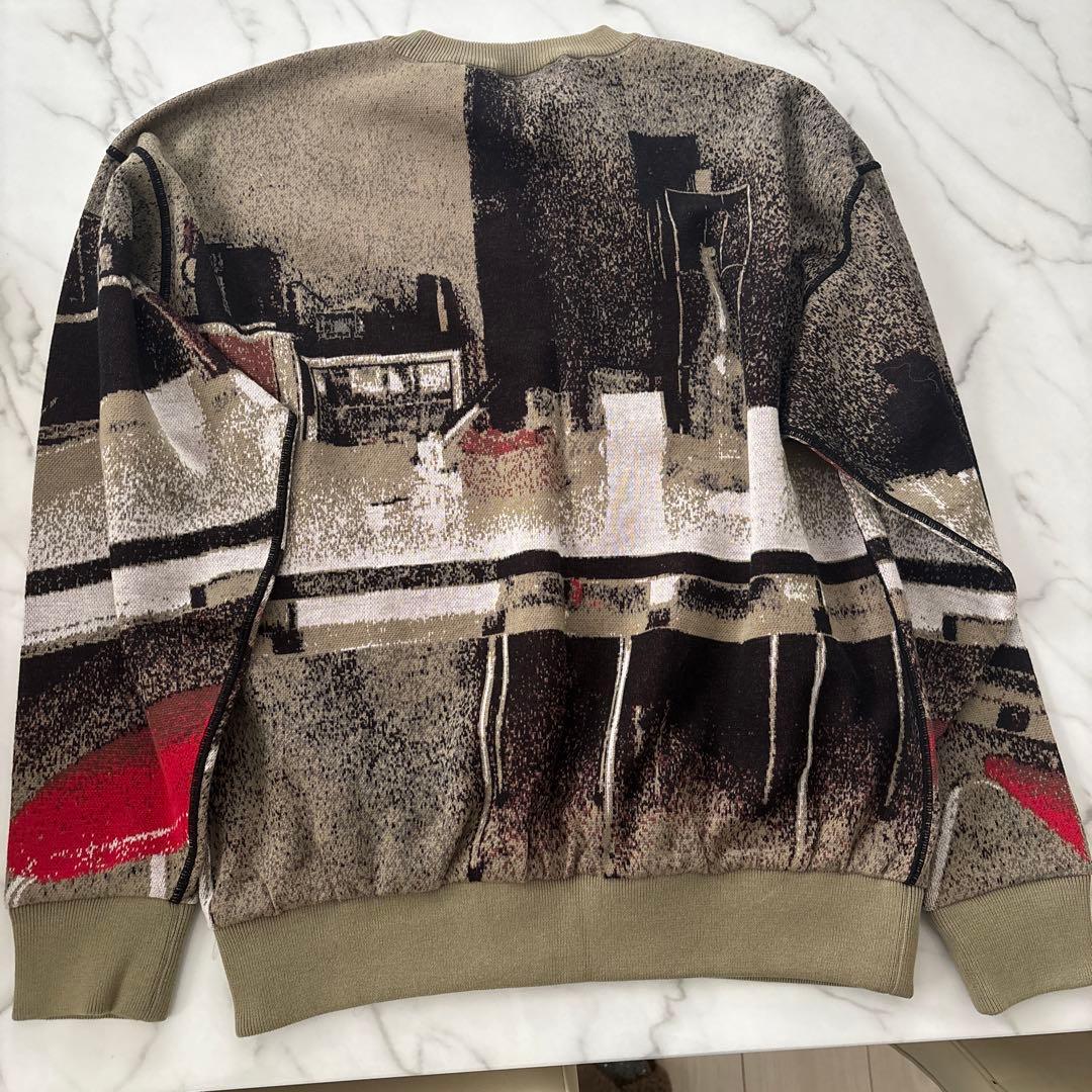 GADID ANONIEM 抽象模様 長袖セーター
