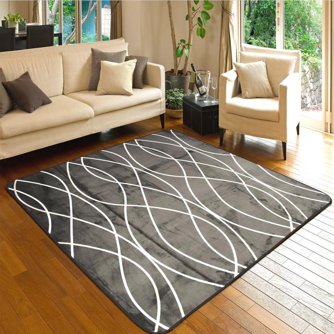 MORITA 電気カーペット 2畳用 ホットカーペットカバー付 グロウ ブラウン