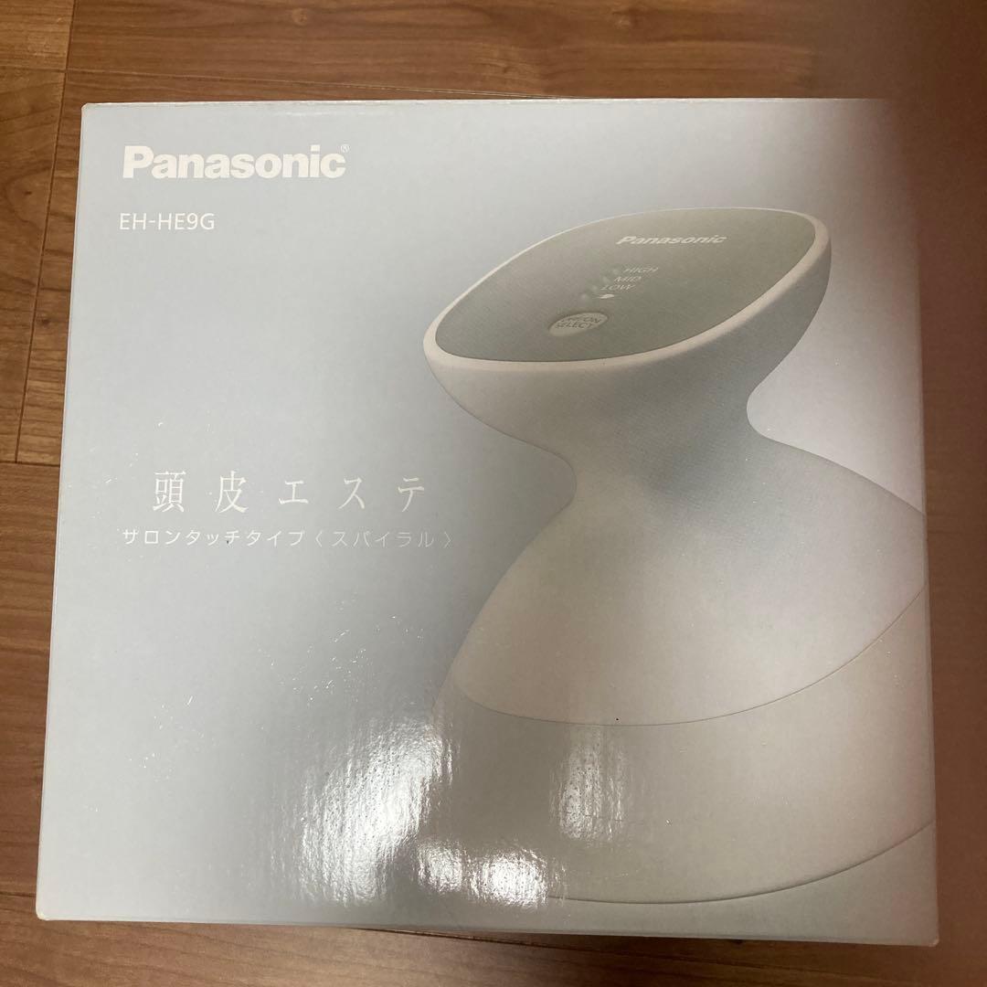 美品 パナソニック / 頭皮エステ サロンタッチタイプ〈スパイラル〉 シルバー調