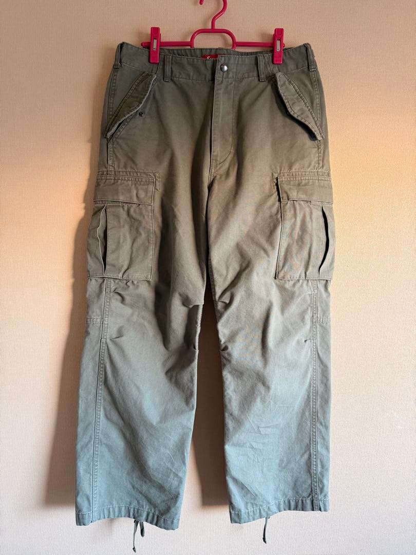 SUPREMEカーゴパンツ オリーブ 30