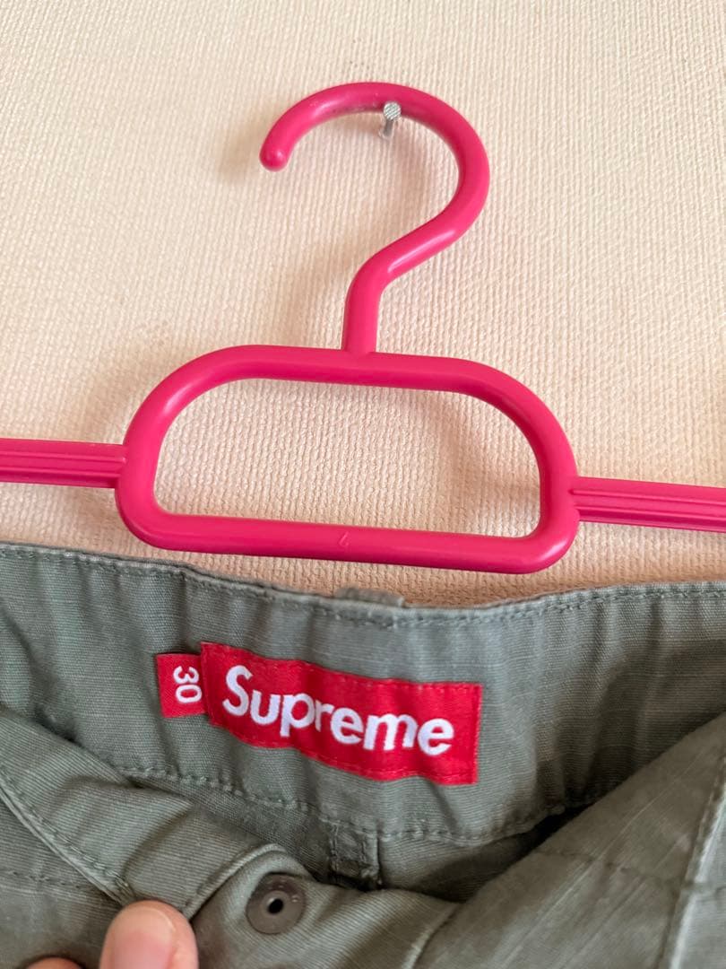 SUPREMEカーゴパンツ オリーブ 30