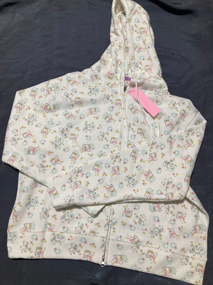 Mabling カラフルキャラクター柄 フルジップパーカー