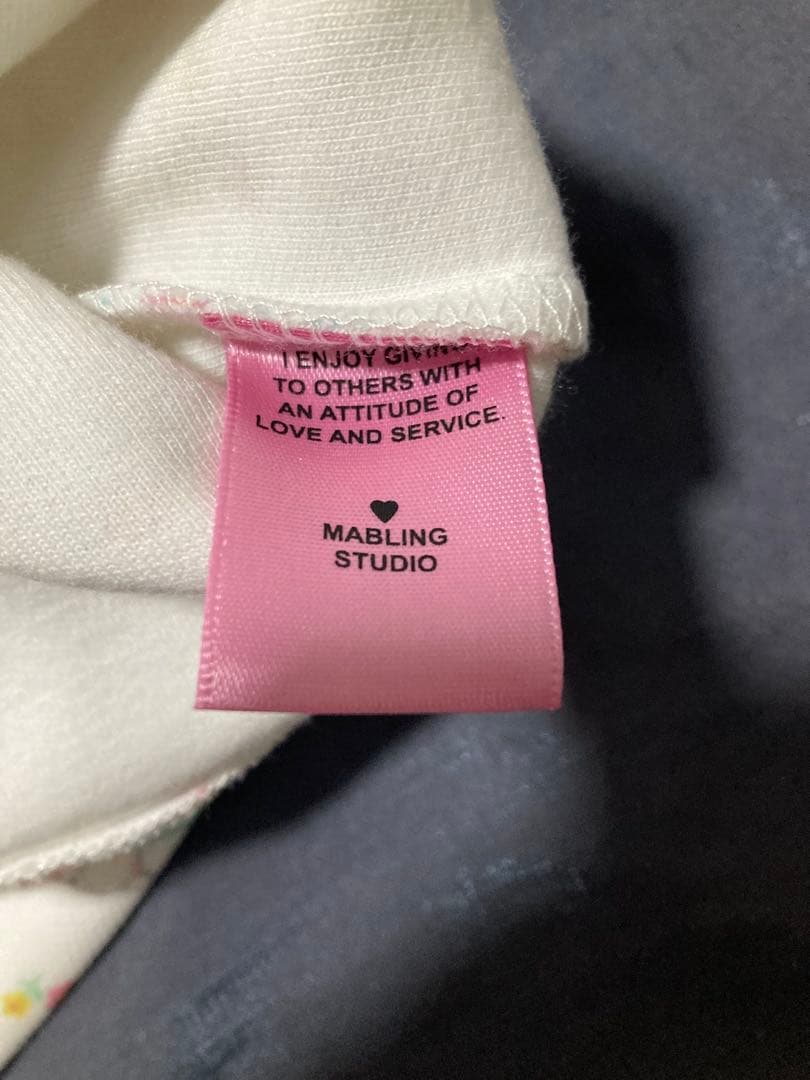 Mabling カラフルキャラクター柄 フルジップパーカー