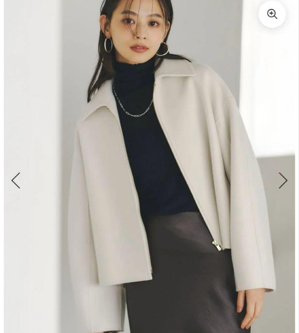 タグ付き新品未使用　アニュアンス　リバーウールショートコート