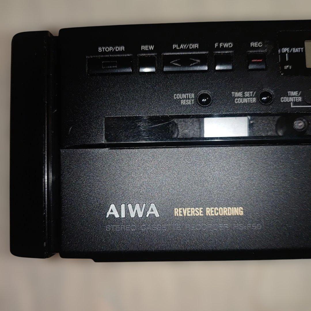 AIWA カセットプレーヤー HS-F50 ジャンク品