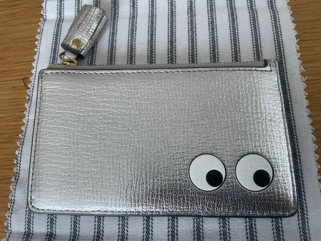 ゆき　アニヤハインドマーチ カードケース シルバー