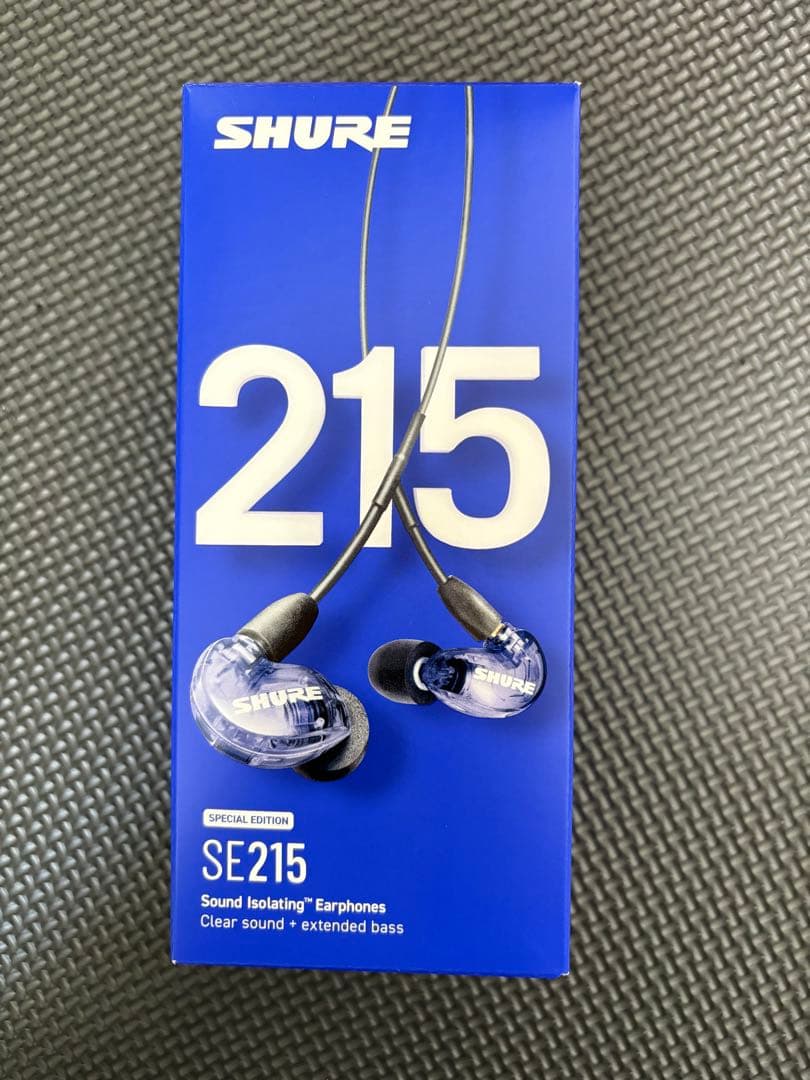 SHURE SE215 パープル　シュア　イヤホン